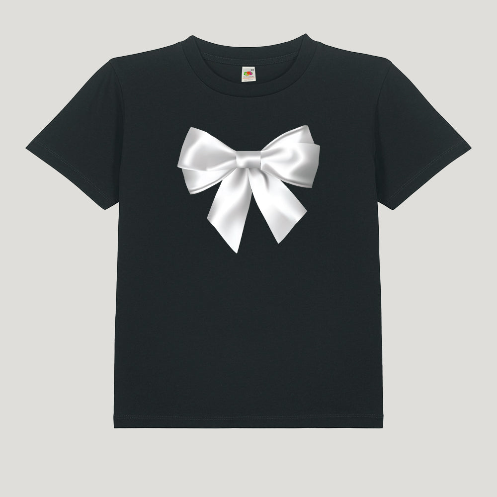 LOOZE Baby Tee - Silver Sløjfe