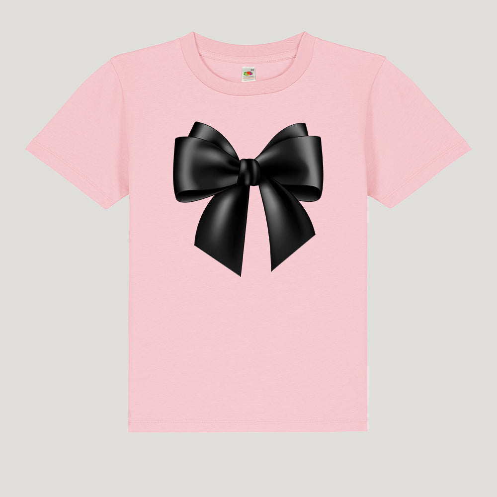 LOOZE Baby Tee - Sort Sløjfe