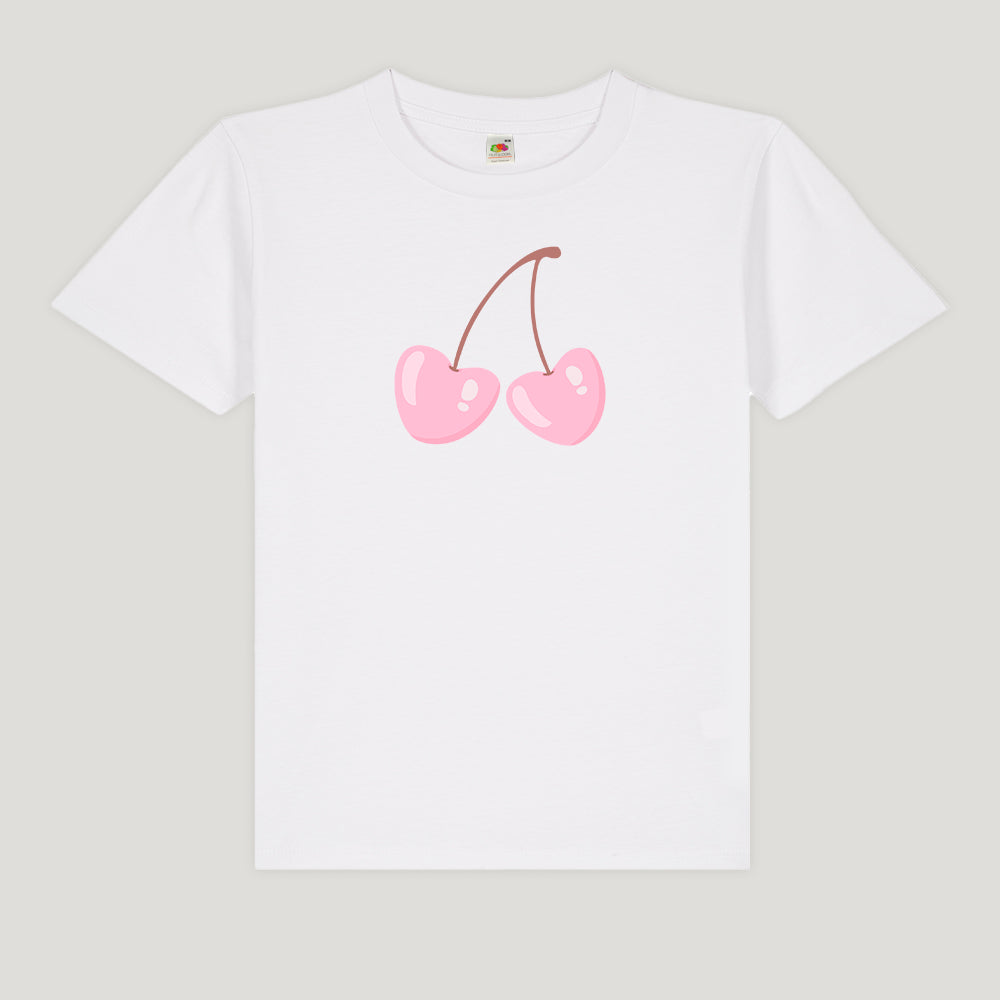 LOOZE Baby Tee - Pink Cherrys