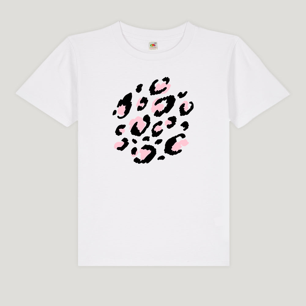 LOOZE Baby Tee - Pink Leo
