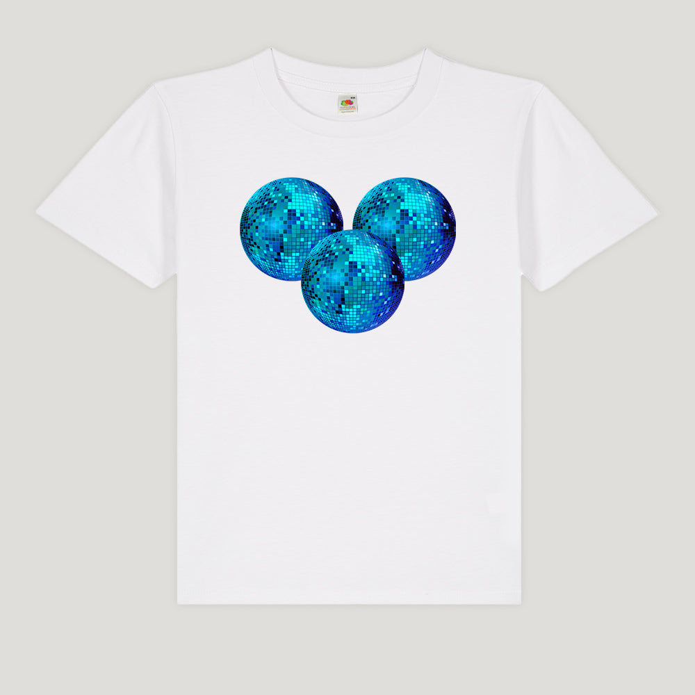 LOOZE Baby Tee - Disco Ball Blue