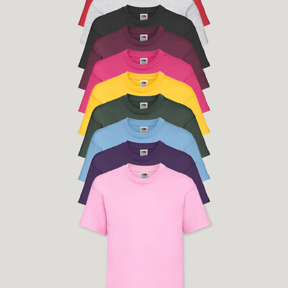 LOOZE KIDS T-shirts 10 Pakketilbud - Fruit of the Loom