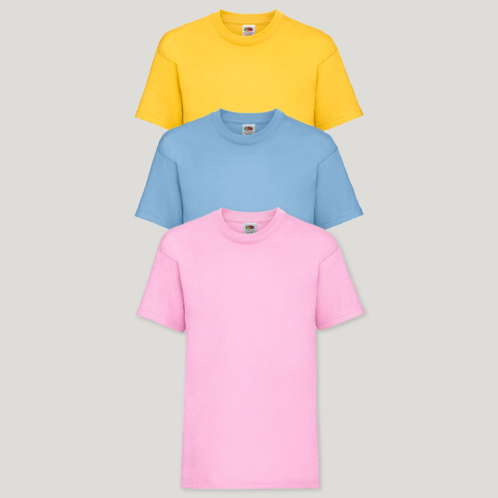 LOOZE KIDS T-shirts 3 Pakketilbud - Fruit of the Loom