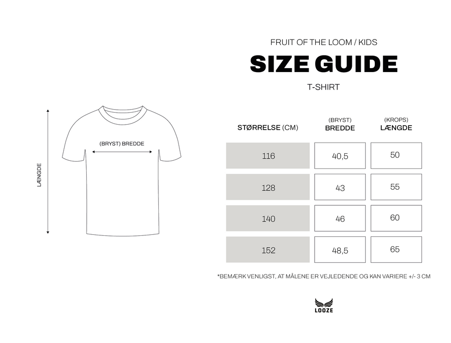 Product Size Guide
