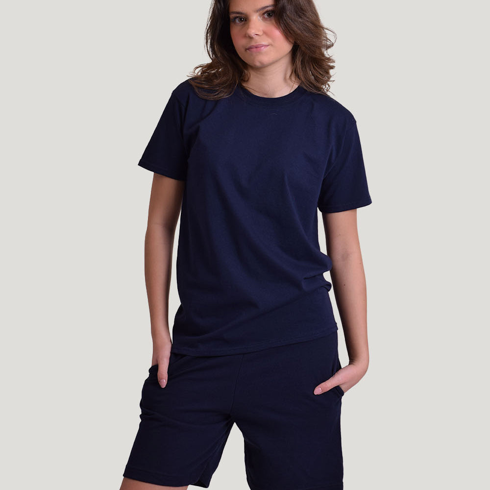 LOOZE T-shirt og Shorts Sæt - Fruit of the Loom